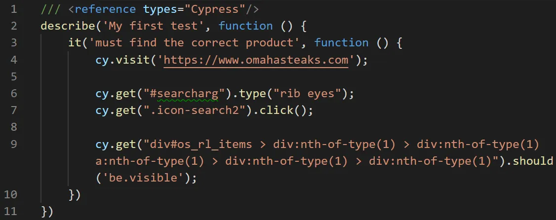 Cypress provides a "cy" object with prebuilt API to interact with web UI Cypress provides a "cy" object with prebuilt API to interact with web UI