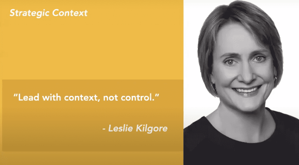 Leslie Kilgore (Netflix) - Lead with context, not control