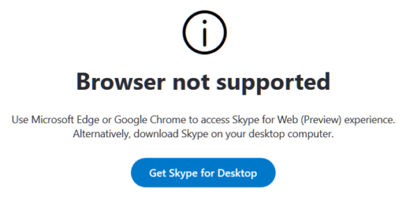 Skype for Web Only Works on Chrome and Edge: What Does it Mean for Testers? - Featured image